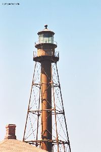 The lighthouse tower.