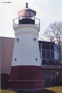 Beautiful shot of lighthouse and museum.