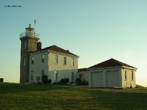 The quarters, tower, and garage.
