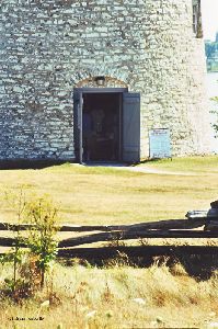 The entrance doors to the lighthouse.