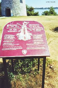 Battle of the Windmill plaque.
