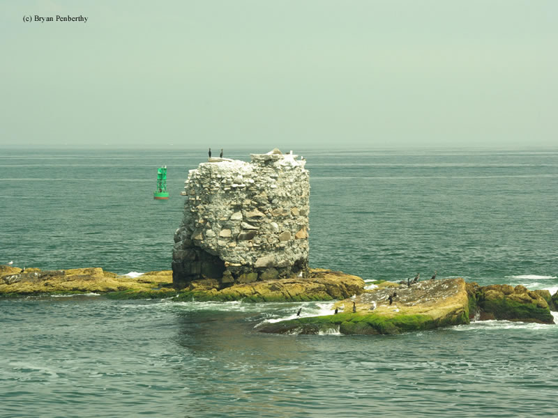 Photo of the Whale Rock Lighthouse.