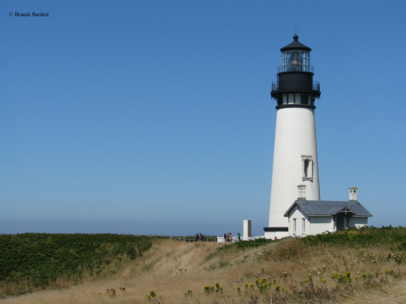 Photo of the Yaquina Head Lighthouse.